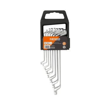 KENDO Star Wrench Set 8 pcs. 6-22mm CrV No.15845