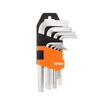 KENDO Inbusschlüssel-Set 9St. SW1,5-10 CrV Nr.20731