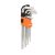 KENDO Long Ball-End Hex Key Set 9pcs SW1.5-10 CrV No.20736