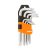 KENDO TORX Key Set, 9 pcs, T10-T50, CrV, No. 20741