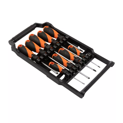 KENDO csavarhúzó készlet 9r. SL+PH mágneses CrV No.20214