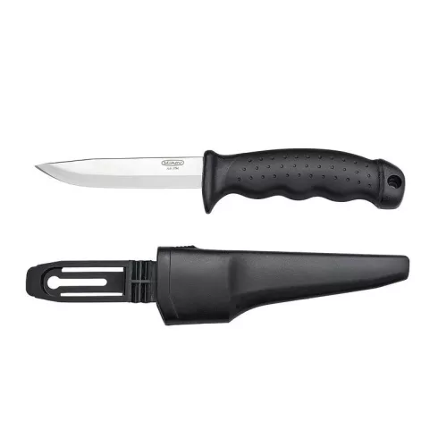 MIKOV Brigand 393 rozsdamentes acél kés tokkal 2,5x100/208mm fekete 122564