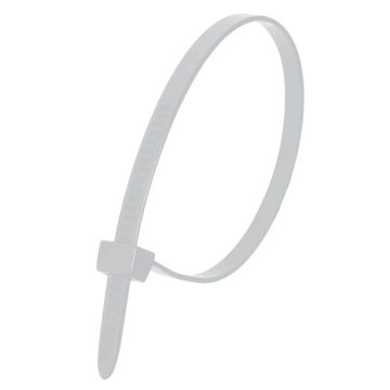 DEDRA Nylon Cable Tie 4,8x200 white, 25 pcs 11B48201