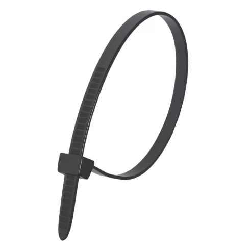 DEDRA Nylonos kábelkötegelő 7,6x370mm fekete 100 db/csomag 11C76372