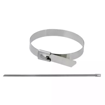   DEDRA Rozsdamentes acél kábelkötegelő,  4.6x360mm, SS304, 20db 11NB4361