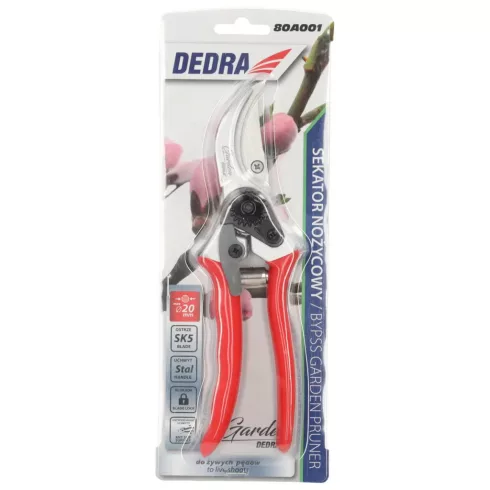 DEDRA Metszőolló vágási vastagság max 20mm 80A001