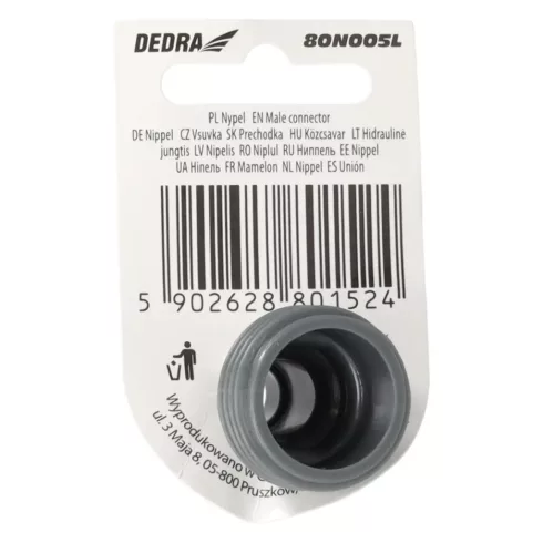 DEDRA Csőcsatlakozó külső menettel 3/4"  80N005L