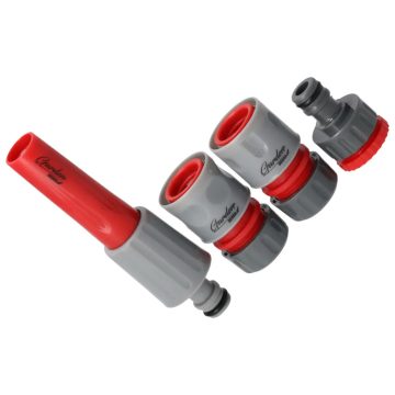   DEDRA 4-Piece Irrigation Set: Adjustable Sprinkler, Faucet Connector, 2 Quick Connectors 80N201K