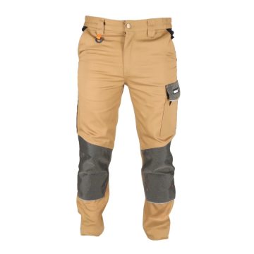   DEDRA Protective Trousers, Size L/52, cotton + elastane, 270g/m² BH42SP-L
