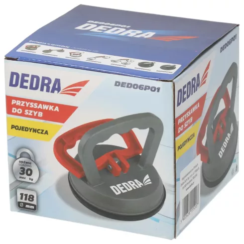 DEDRA Tapadókorong üveghez, szimpla, szimpla 118mm, max. 30kg DED06P01