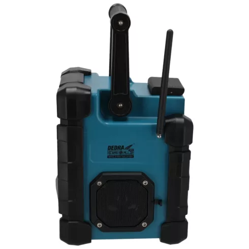 DEDRA Akkumulátoros DAB+/FM rádió 18V bluetooth USB DED7006BT