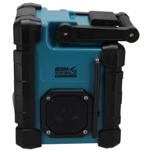DEDRA Akkumulátoros DAB+/FM rádió 18V bluetooth USB DED7006BT