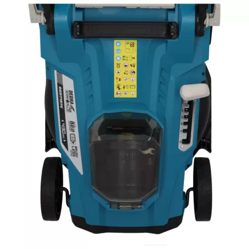 DEDRA Szénkefe nélküli fűnyíró 2x18V 43cm DED7197V