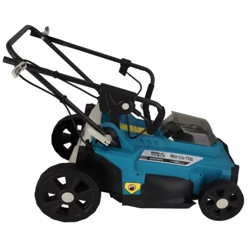 DEDRA Szénkefe nélküli fűnyíró 2x18V 43cm DED7197V