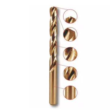  DEDRA Kobalt-Metallbohrer 5,0x86mm, HSS, DIN338, 1 Stück WK05086