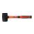 KENDO Rubber Mallet, Fiberglass 680g Black No.25515