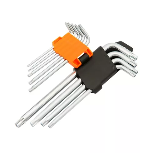 KENDO TORX kulcs készlet hosszú 9r. T10-T50 CrV No.20742