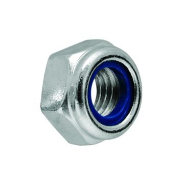   DIN985 M10 Self-Locking Nut for M8 thread, galvanized (250 pcs/box) 50748