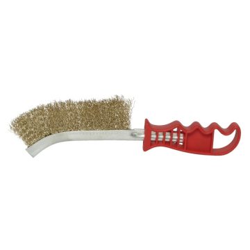 Z-TOOLS Spid Wire Brush 250mm Steel, Red