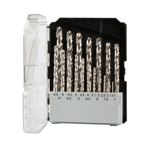 KENDO Spiralbohrer Set HSS-G 19St. 1,0-10,0/0,5 P-Box No.11603233