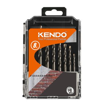   KENDO hengeresszárú betonfúró készlet 8r. 3,0-10,0/1,0 P-Box No.11603633