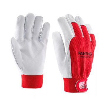   Rock Safety Panther Safety Gloves, Goat Leather Driver Gloves, Cotton Back, Size 11 No.4515 Panther/11