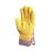   EP munkavédelmi bőrkesztyű, sárga marhahasíték/csíkos vászon, tenyérbélés 10-es No.204
