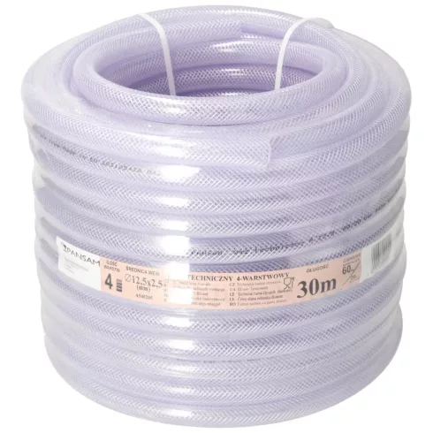 DEDRA Erősített PVC tömlő sűrített levegőre, 12x17mm 1m A540205