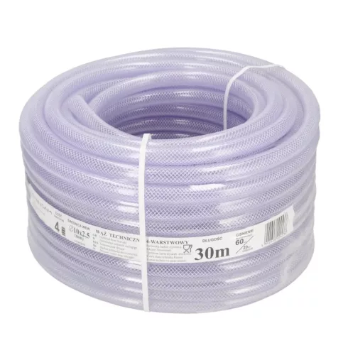 DEDRA Erősített PVC tömlő sűrített levegőre, 10x15mm 1m (min.30) A540203