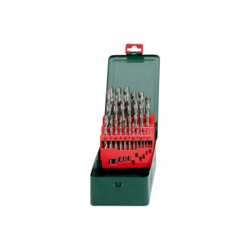   METABO HSS-G drill bit storage case SP, 25 pieces (627154000)