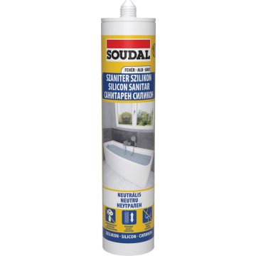 SOUDAL Sanitary Silicone Neutral White 280ml