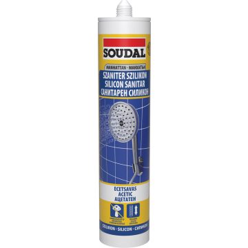 SOUDAL Sanitary Silicone Manhattan 280ml