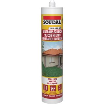 SOUDAL Neutraler Silikon - Weiß 280ml
