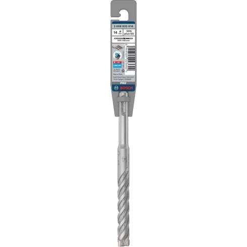 BOSCH SDS-Plus 5X Four-Cutter Masonry Drill Bit  14 x 100/160