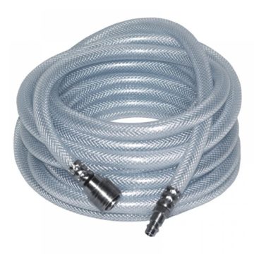   DEDRA  Verstärkter Spiralschlauch für Druckluft, 15m,PVC, 9,5x15mm, mit Schnellkupplung  A535105