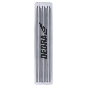   DEDRA 6pcs HB Black refill for M9004A and M9004C mechanical pencils M9004E