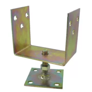   Oszloptalp 120mm lefúrható talpas, állítható magasságú 52861