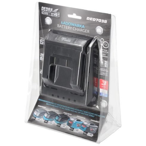 DEDRA Akku-Ladegerät 18V, SAS + ALL DED7038