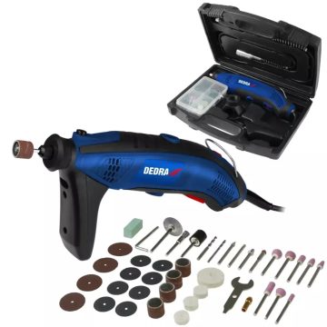   DEDRA Mini-Schleifer 170W-  Zubehörset,  44 pcs Tragetasche DED7946Z1