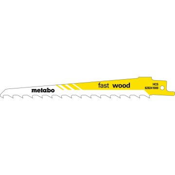  METABO 5 Säbelsägeblätter "fast wood" 150 x 1,25 mm (628241000)