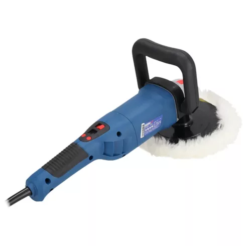 DEDRA Elektromos polírozógép 1200 W, 0-3000 ford./perc, alátét 180 mm DED7955
