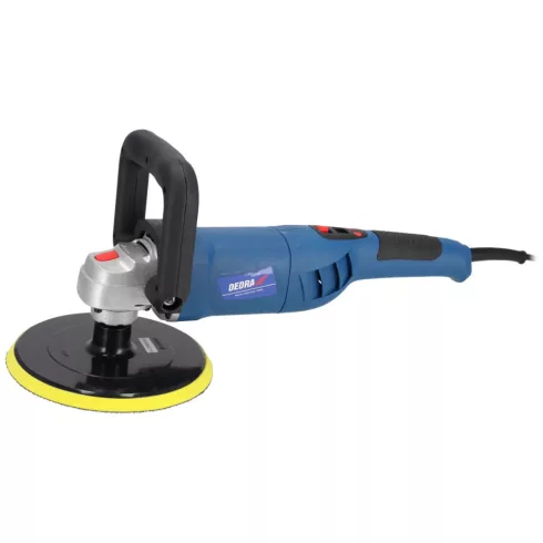 DEDRA Elektromos polírozógép 1200 W, 0-3000 ford./perc, alátét 180 mm DED7955