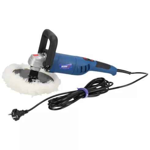 DEDRA Elektromos polírozógép 1200 W, 0-3000 ford./perc, alátét 180 mm DED7955