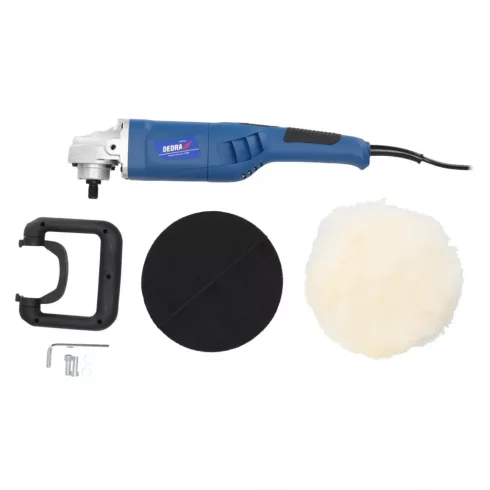 DEDRA Elektromos polírozógép 1200 W, 0-3000 ford./perc, alátét 180 mm DED7955
