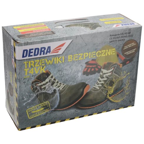 DEDRA  Munkavédelmi bakancs T4, crazy horse, méret: 43, S3 SRC kat.  BH9T4VK-43
