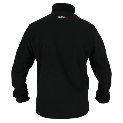 DEDRA Fleecejacke 300g/m², Größe L, Farbe Schwarz BH6PB-L