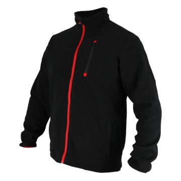   DEDRA Fleece Jacket 300g/m², Size XXL, Color black  BH6PB-XXL