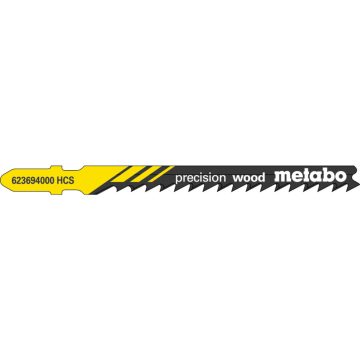   METABO 5 Stichsägeblätter "precision wood" 74 4,0 mm (623694000)