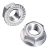 DIN6923 M8 Flanged Nut for M8 Thread, Galvanized 54723