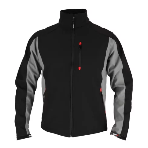 DEDRA Softshell kabát, méretek: XXL ,96% poliészter+ 4% elasztán BH6KS-XXL